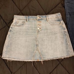 Blue jean skirt